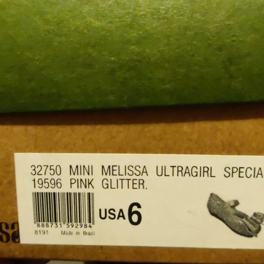 Mini Melissa Ultragirl SpecialPink glitterSize 6